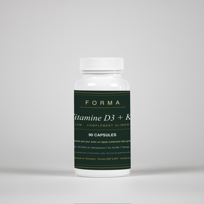 Vitamine D3 + K2 – 90 Capsules