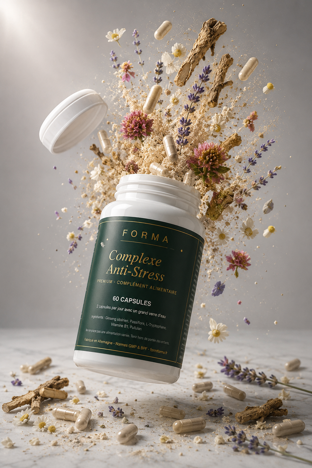 Complexe Anti-Stress - 60 Capsules — complément alimentaire FORMFORMA