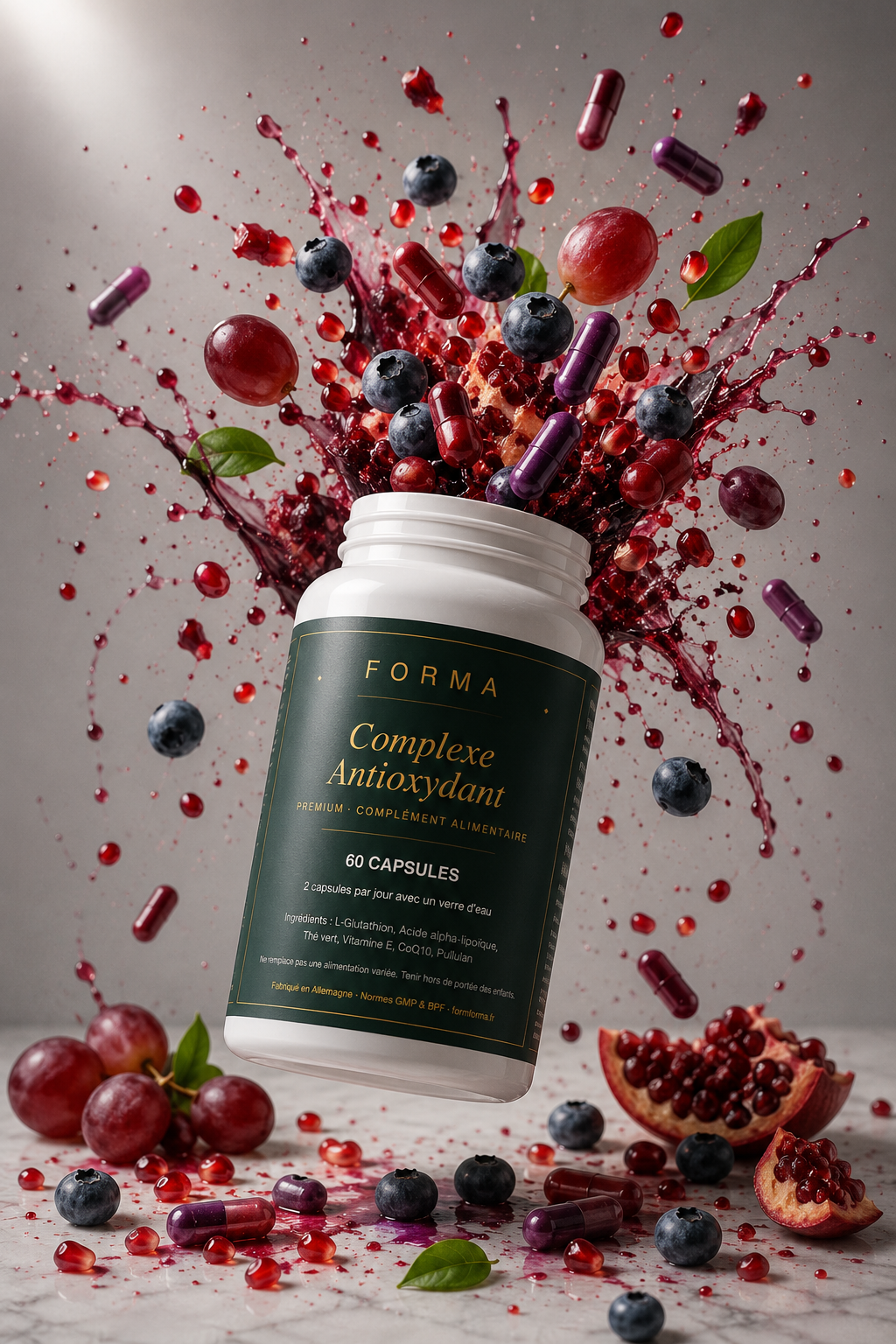 Complexe Antioxydant - 60 Capsules — complément alimentaire FORMFORMA