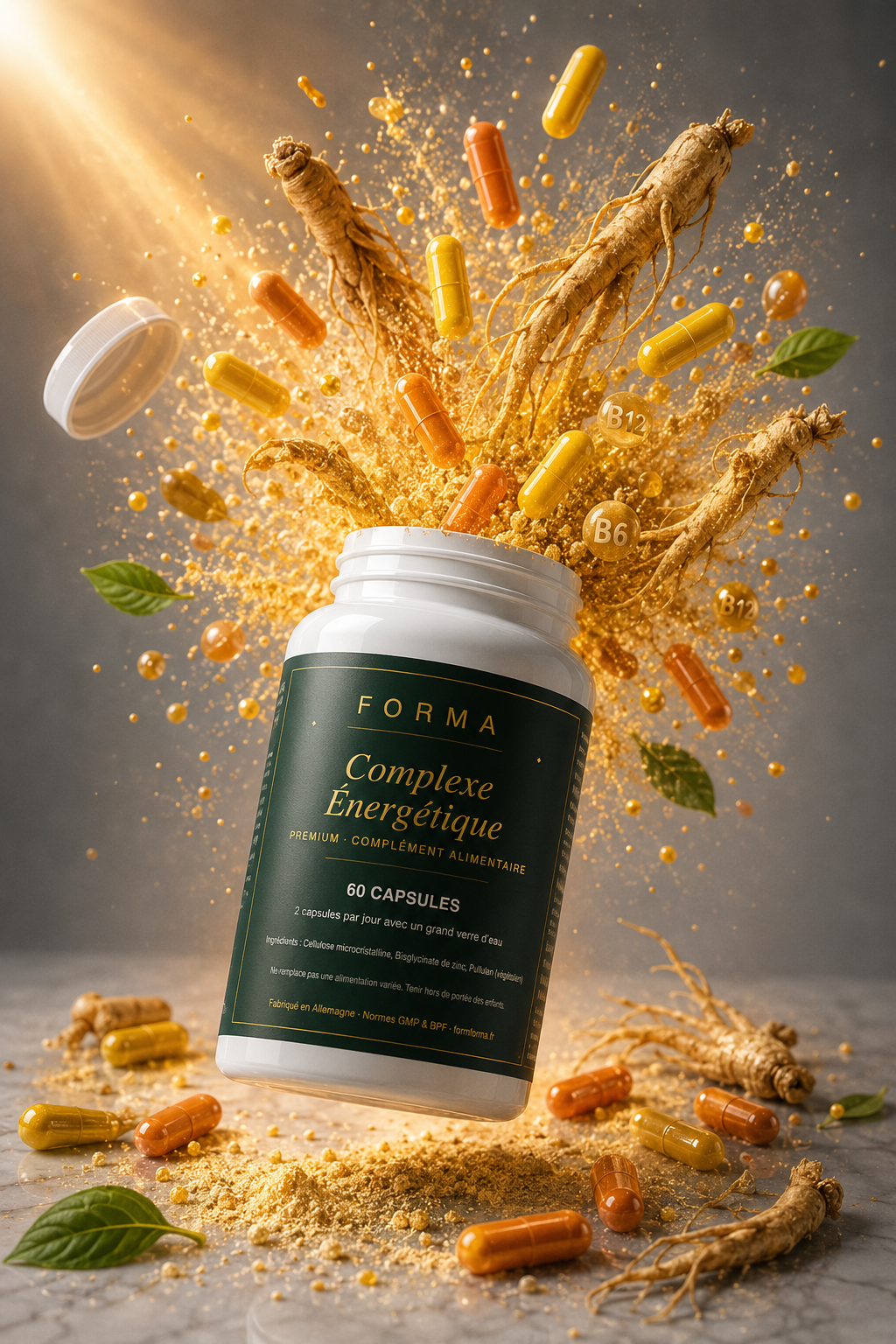 Complexe Énergétique - 60 Capsules — complément alimentaire FORMFORMA