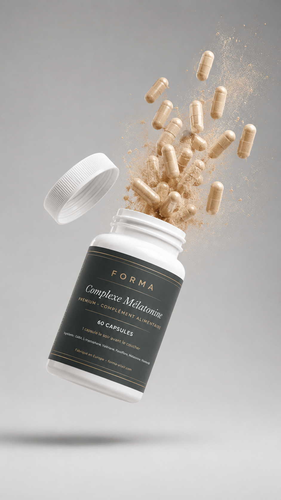 Mélatonine - 60 Capsules — complément alimentaire FORMFORMA