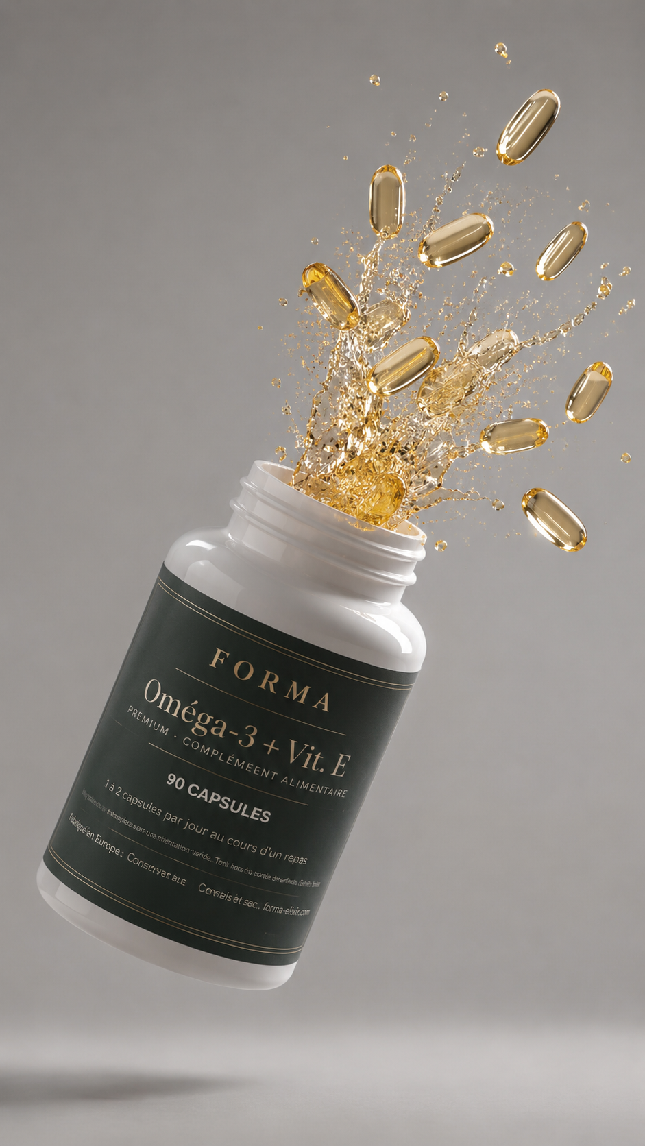 Oméga-3 Vitamine E - 90 Capsules — complément alimentaire FORMFORMA